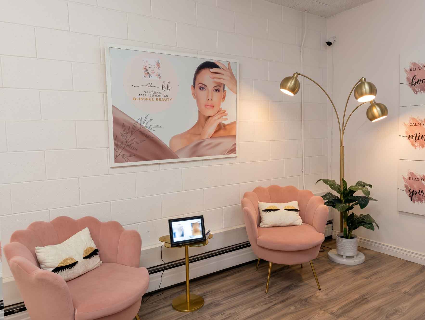 Blissful Beauty Studio reception area