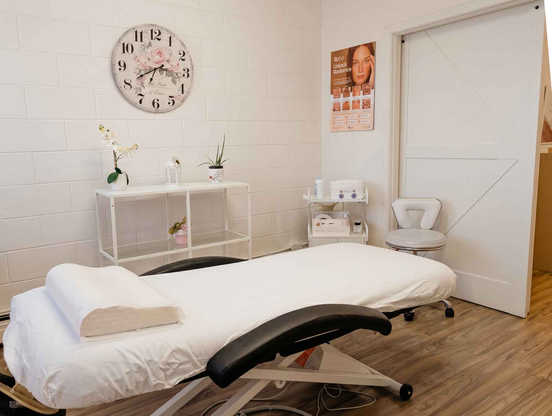 Private treatment suite at Blissful Beauty Studio